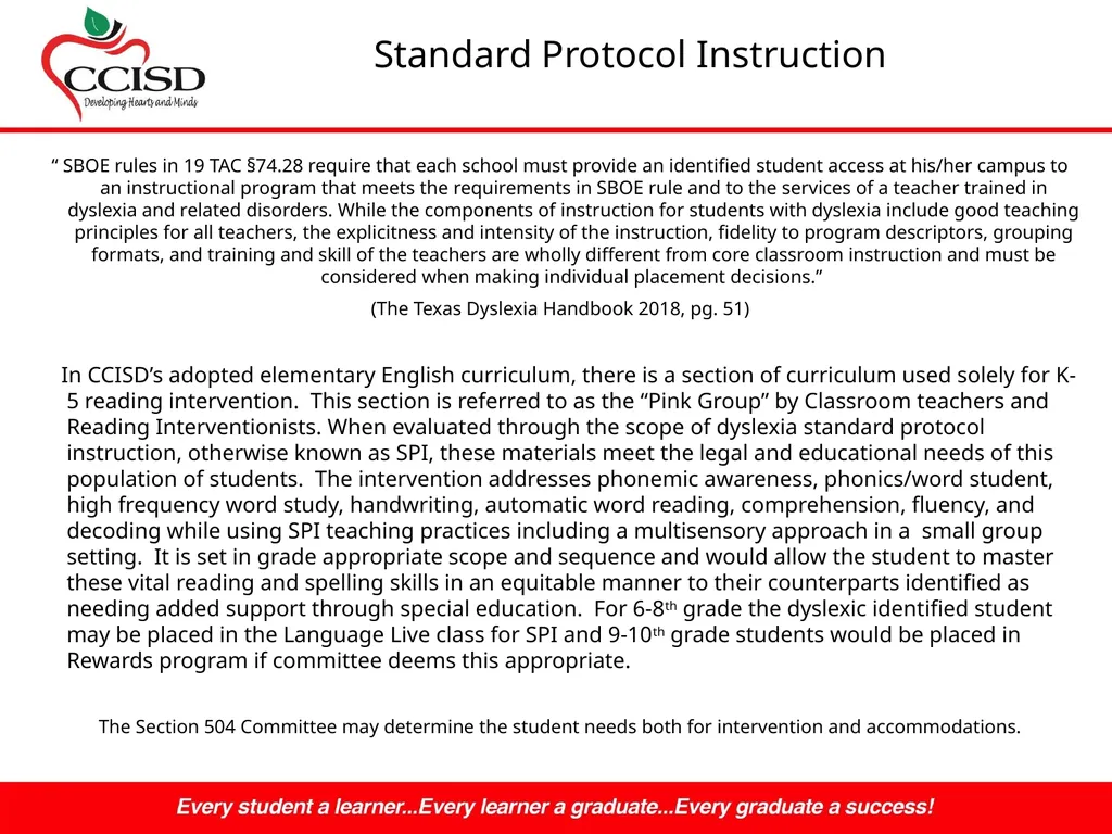 Dyslexia NOW! By Mrs. Murray Bergman, M.S.Ed - slide 21 of 26