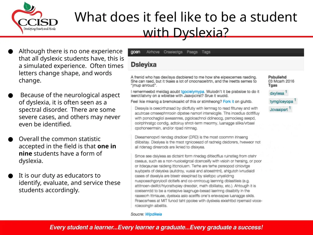 Dyslexia NOW! By Mrs. Murray Bergman, M.S.Ed - slide 7 of 26