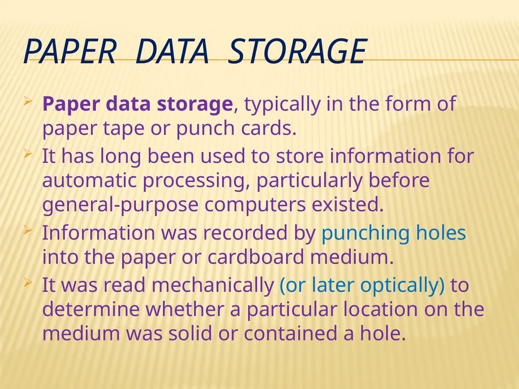Storage technologies BY: SHIVENDRA GAURAV - slide 16 of 23