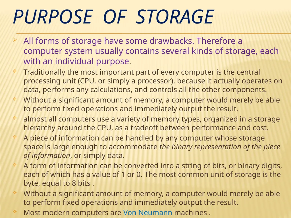Storage technologies BY: SHIVENDRA GAURAV - slide 20 of 23