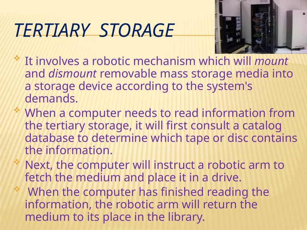 Storage technologies BY: SHIVENDRA GAURAV - slide 5 of 23