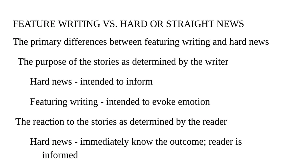 Feature Writing Because all business is no fun! - slide 2 of 8