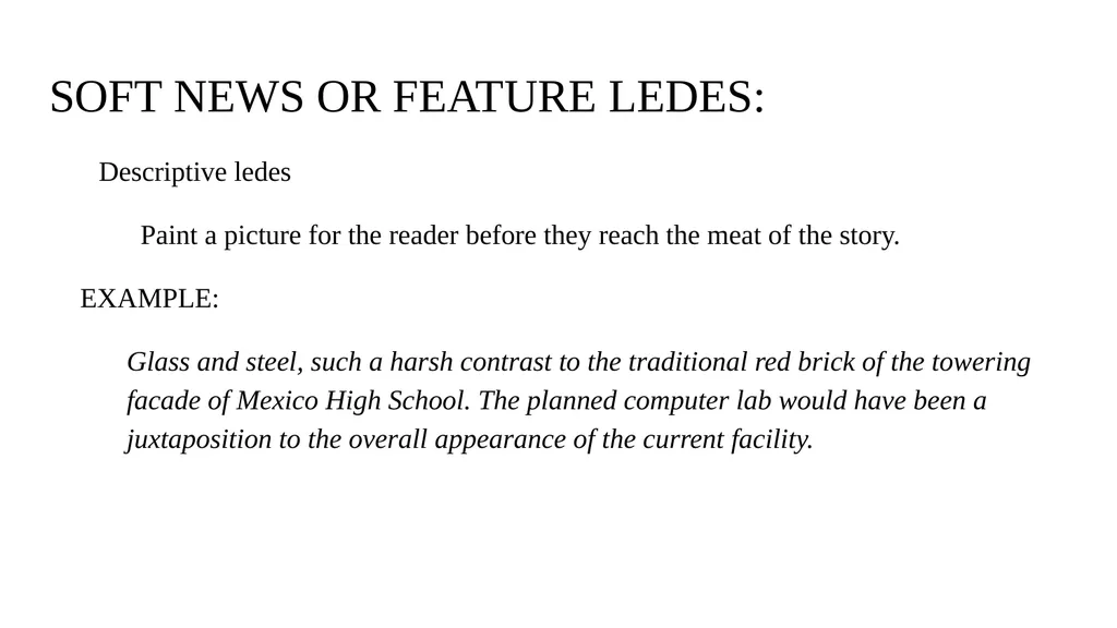 OTHER LEDES AND QUOTES Yet again… there’s more! - slide 8 of 11