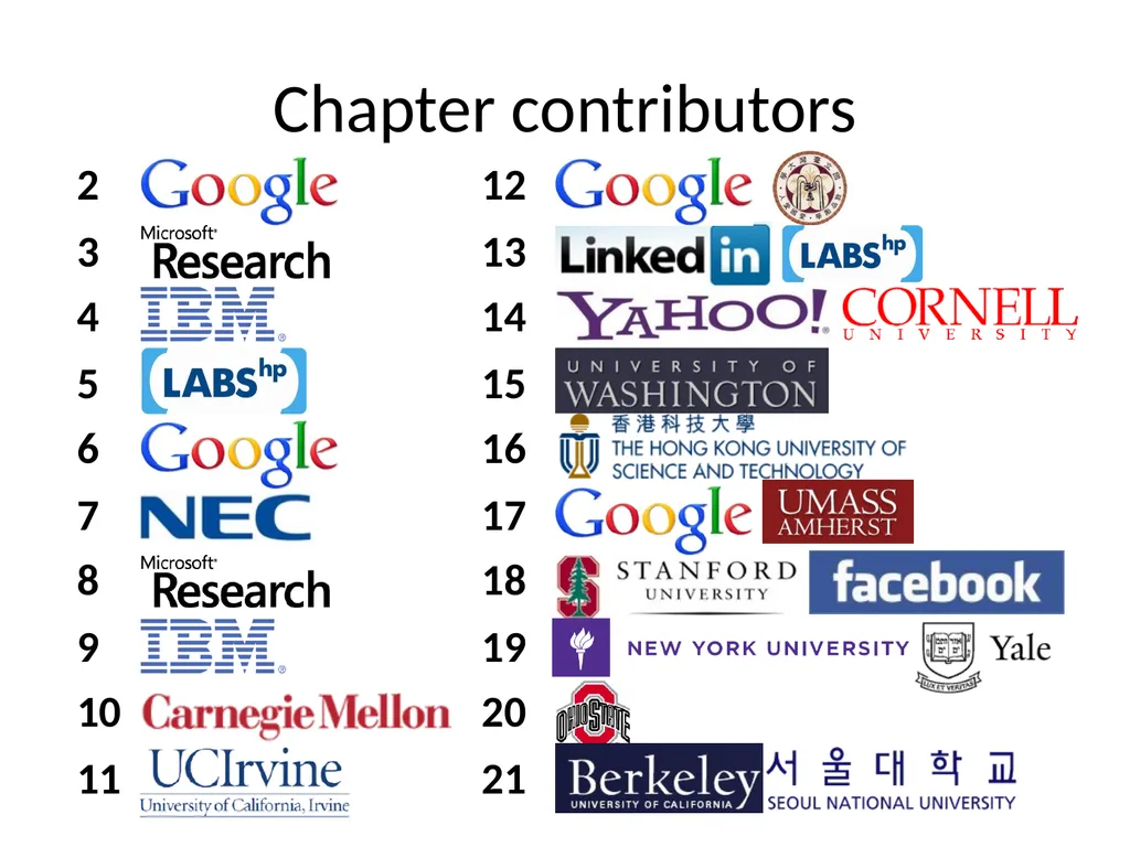 Scaling Up Machine Learning Parallel and - slide 3 of 114