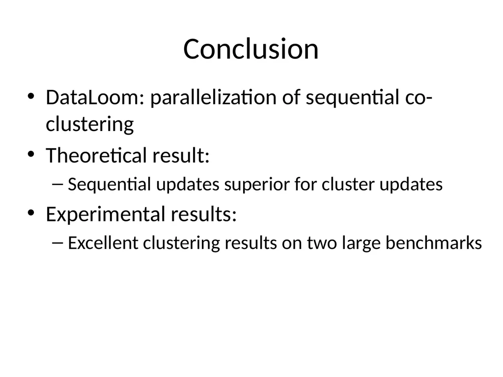 Scaling Up Machine Learning Parallel and - slide 114 of 114