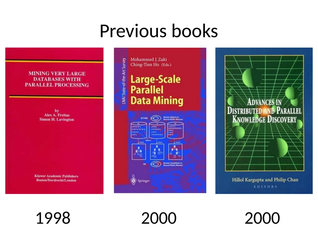 Scaling Up Machine Learning Parallel and - slide 4 of 114