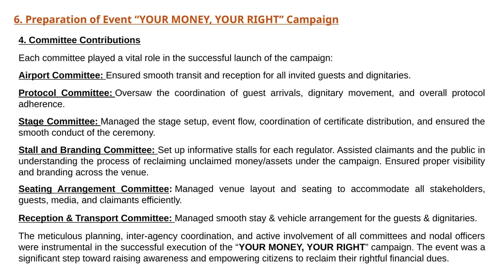 “आपकी पूँजी, आपका अधिकार” Campaign Launched by - slide 8 of 11