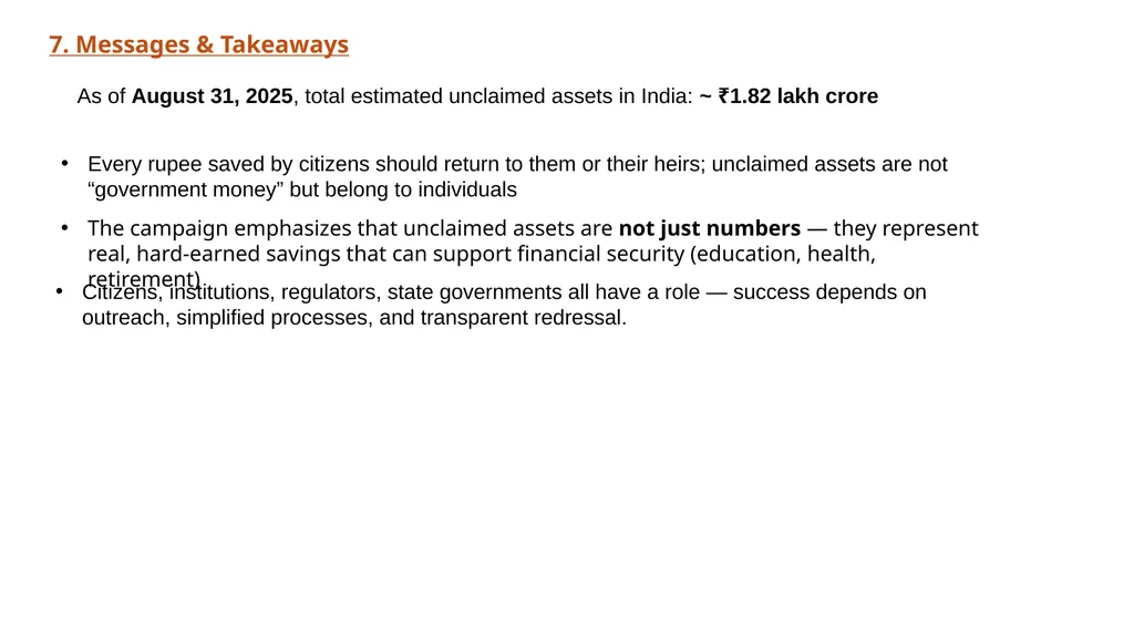“आपकी पूँजी, आपका अधिकार” Campaign Launched by - slide 9 of 11