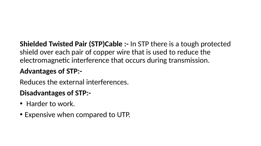 Transmission Link :- Point-to-point link:- in this - slide 7 of 10