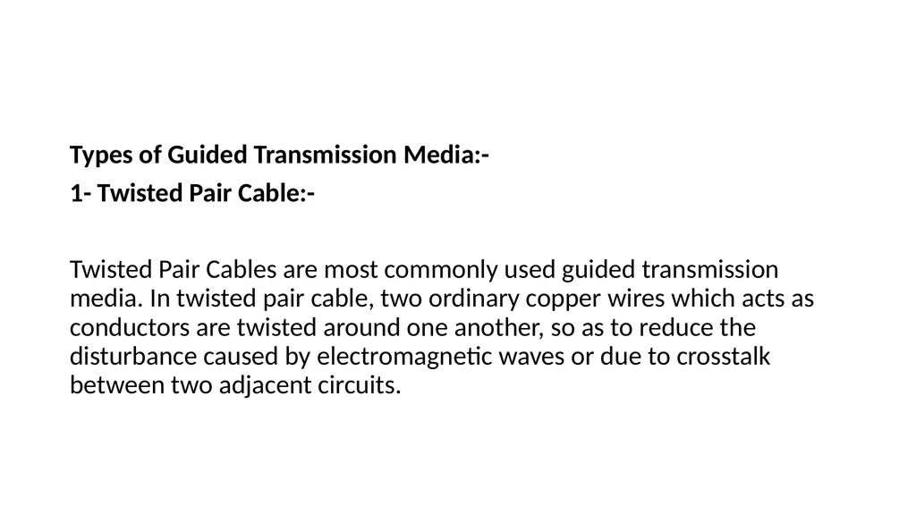 Transmission Link :- Point-to-point link:- in this - slide 4 of 10