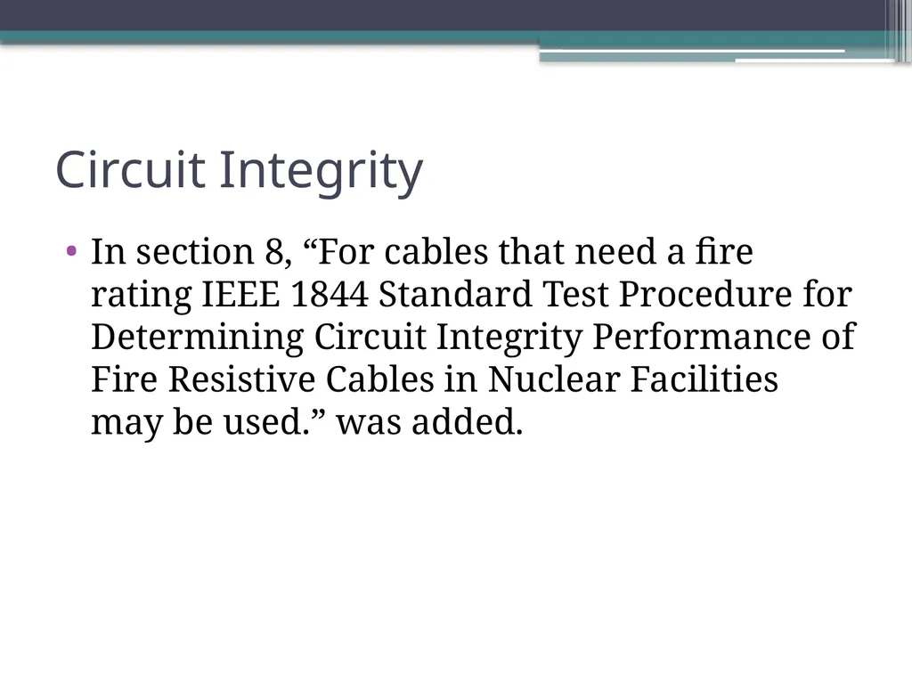 IEEE 383 Standard for Qualifying Electric Cables - slide 19 of 22