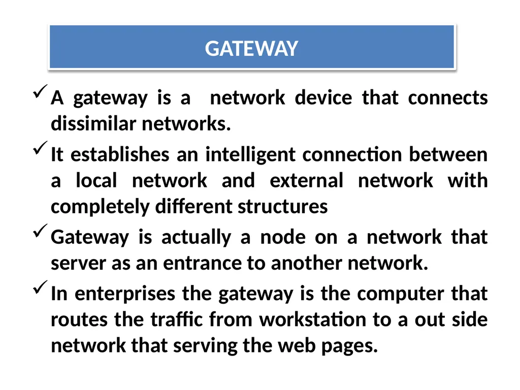 CHAPTER - XI COMPUTER NETWORKS I Class XII Unit I - slide 94 of 115