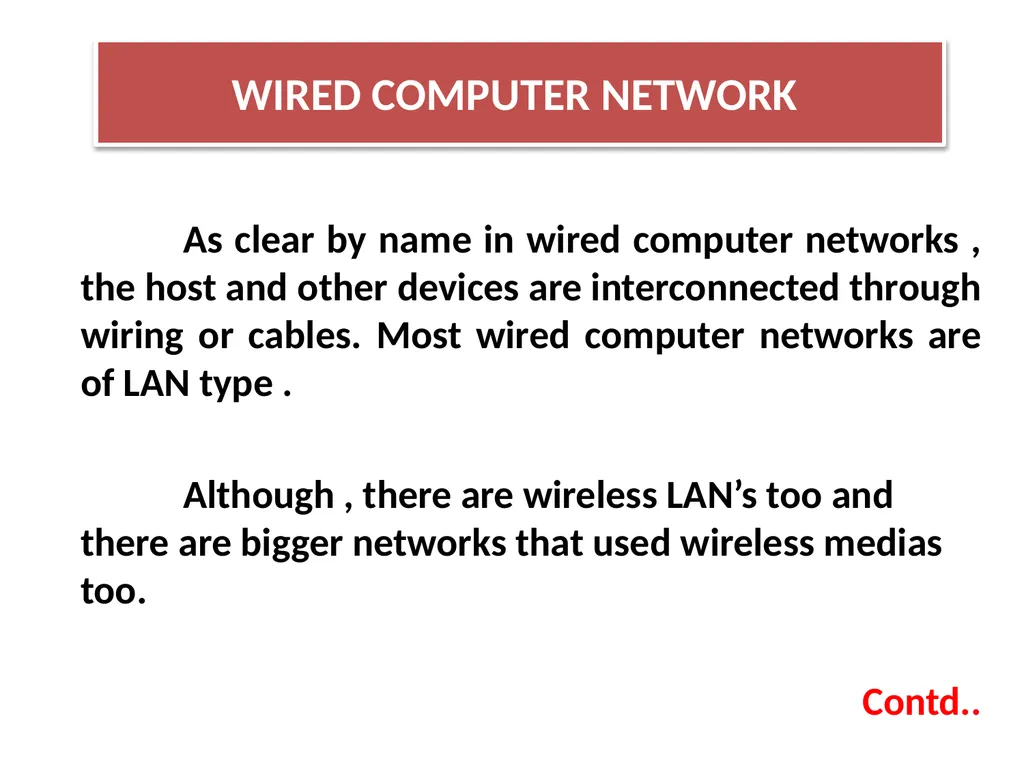 CHAPTER - XI COMPUTER NETWORKS I Class XII Unit I - slide 55 of 115