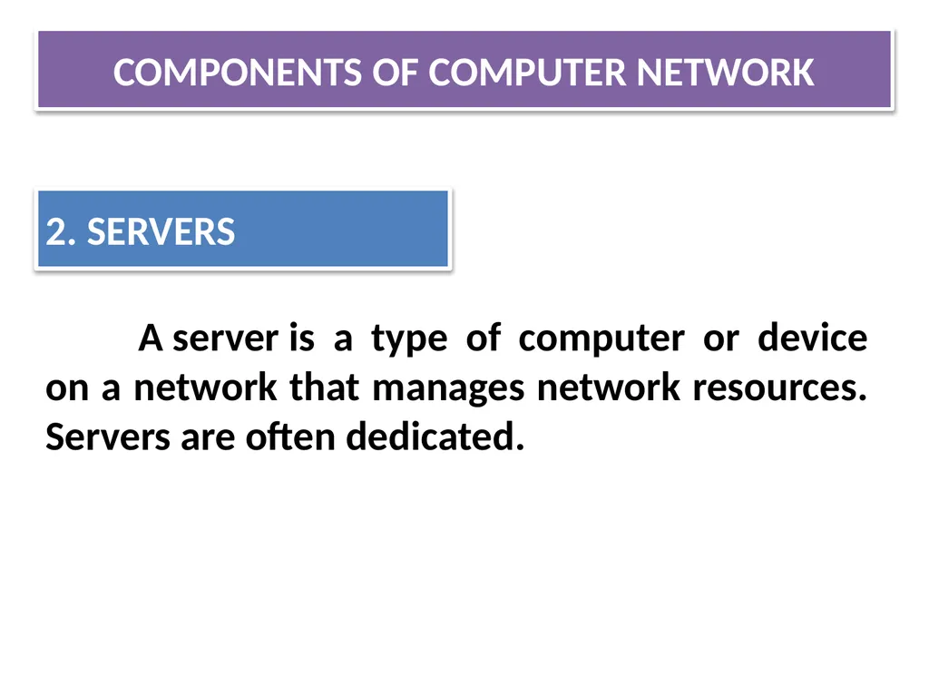 CHAPTER - XI COMPUTER NETWORKS I Class XII Unit I - slide 19 of 115