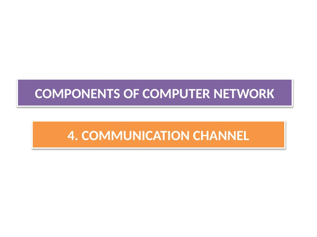CHAPTER - XI COMPUTER NETWORKS I Class XII Unit I - slide 22 of 115