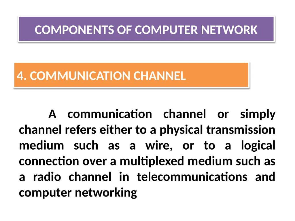 CHAPTER - XI COMPUTER NETWORKS I Class XII Unit I - slide 23 of 115