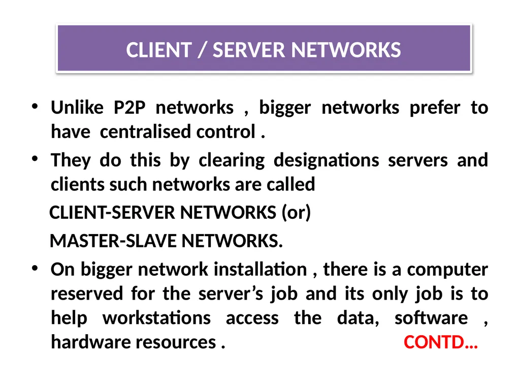 CHAPTER - XI COMPUTER NETWORKS I Class XII Unit I - slide 47 of 115