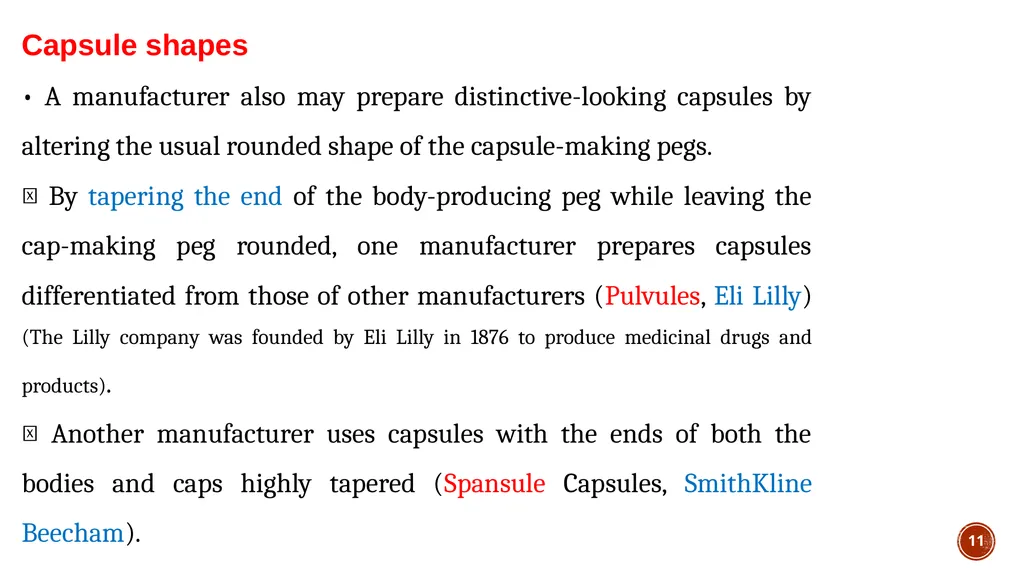 1 lec 6 Pharmaceutical Technology II capsules 3rd - slide 11 of 41