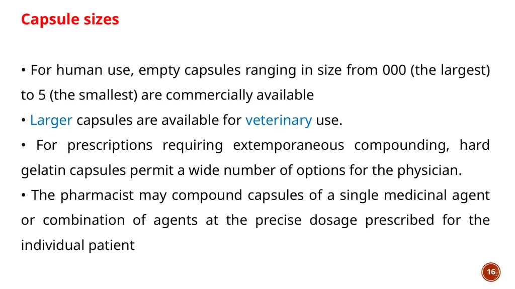 1 lec 6 Pharmaceutical Technology II capsules 3rd - slide 16 of 41
