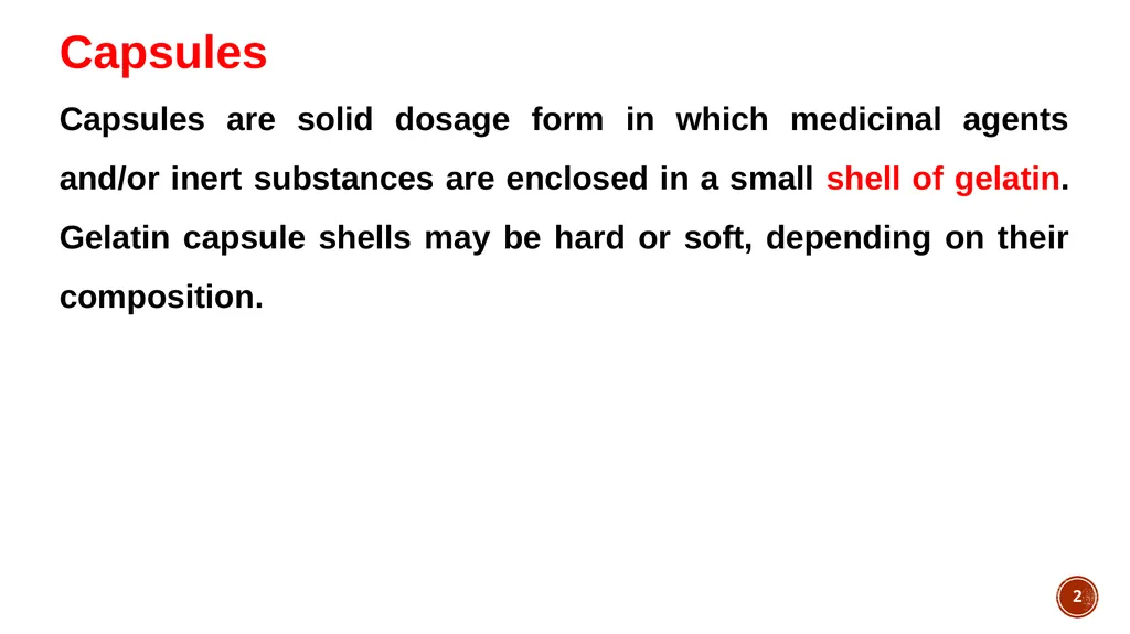 1 lec 6 Pharmaceutical Technology II capsules 3rd - slide 2 of 41