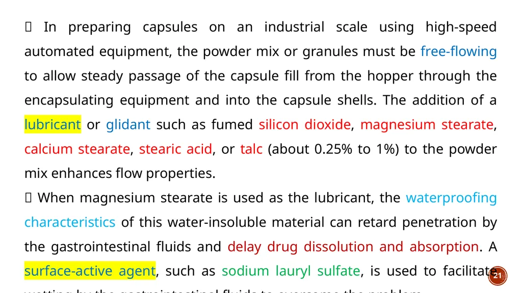 1 lec 6 Pharmaceutical Technology II capsules 3rd - slide 21 of 41