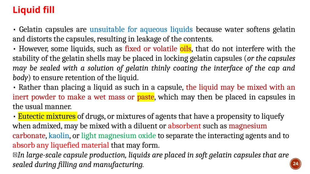 1 lec 6 Pharmaceutical Technology II capsules 3rd - slide 24 of 41