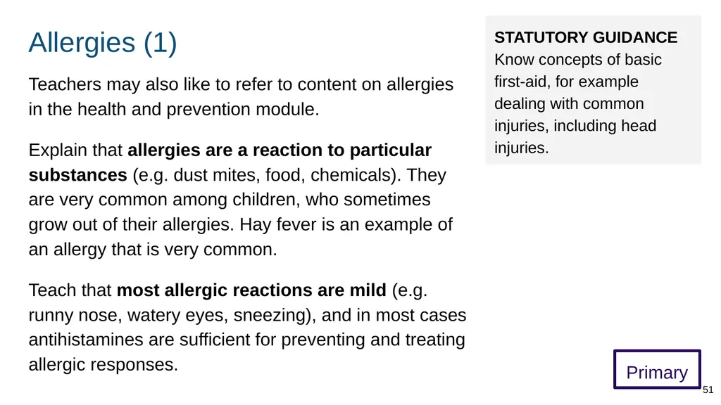 Teaching basic first aid ADAPT THIS FOR YOUR OWN - slide 51 of 104