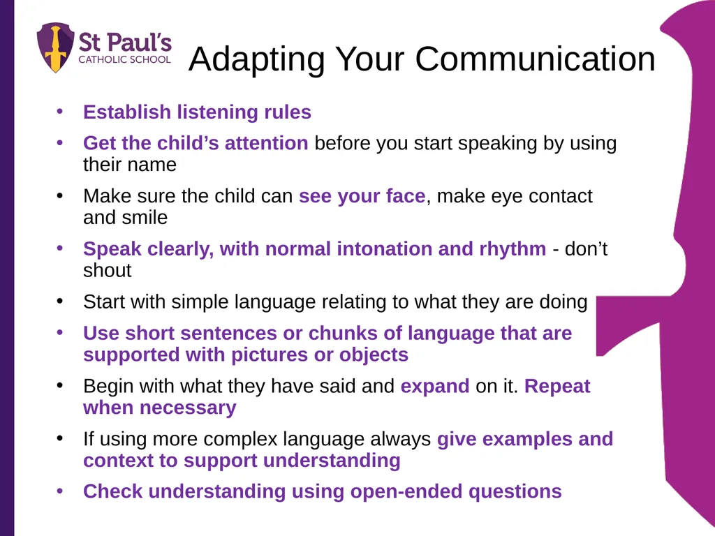 Supporting Children and Young People with Glue Ear - slide 9 of 15