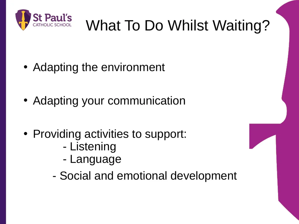 Supporting Children and Young People with Glue Ear - slide 7 of 15