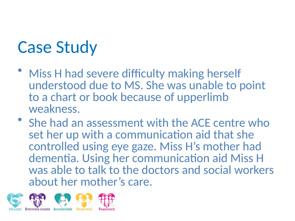 Dysphagia and Communication Difficulties in - slide 27 of 29