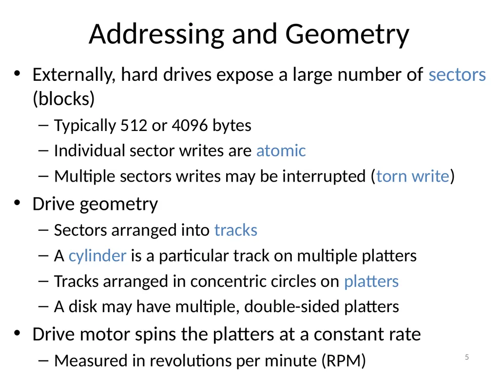 CS 5600 Computer Systems Storage Devices Hard - slide 5 of 62