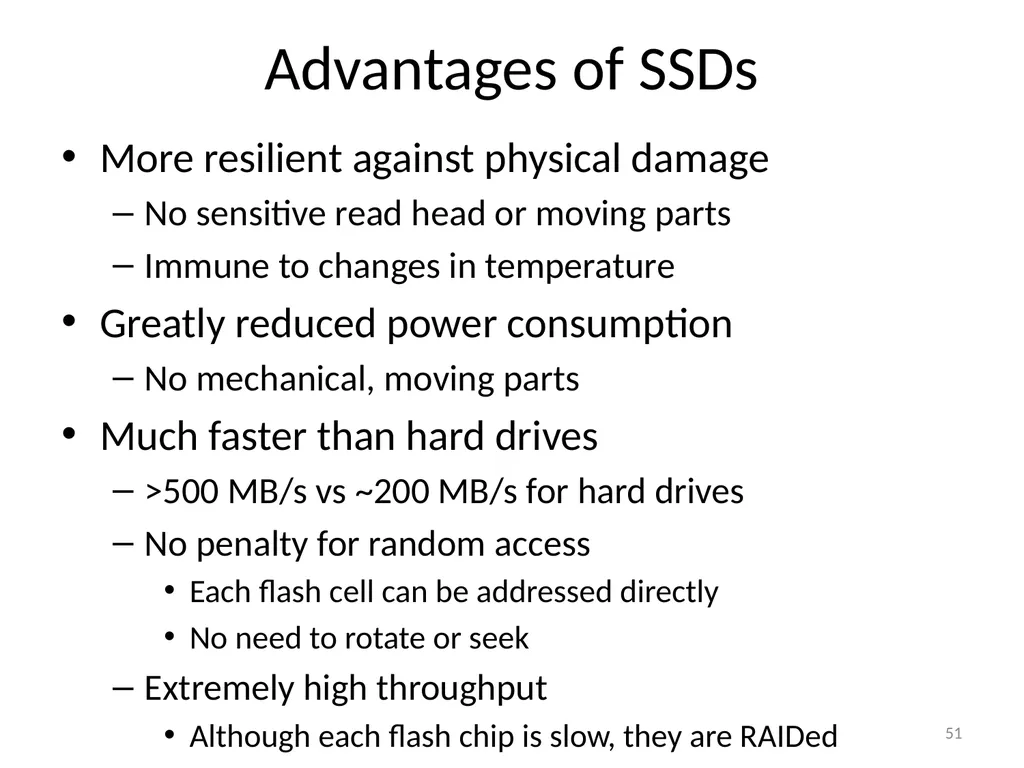CS 5600 Computer Systems Storage Devices Hard - slide 51 of 62