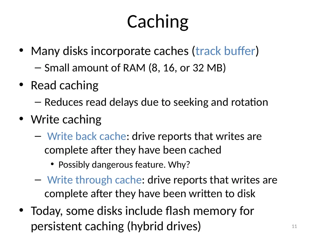 CS 5600 Computer Systems Storage Devices Hard - slide 11 of 62