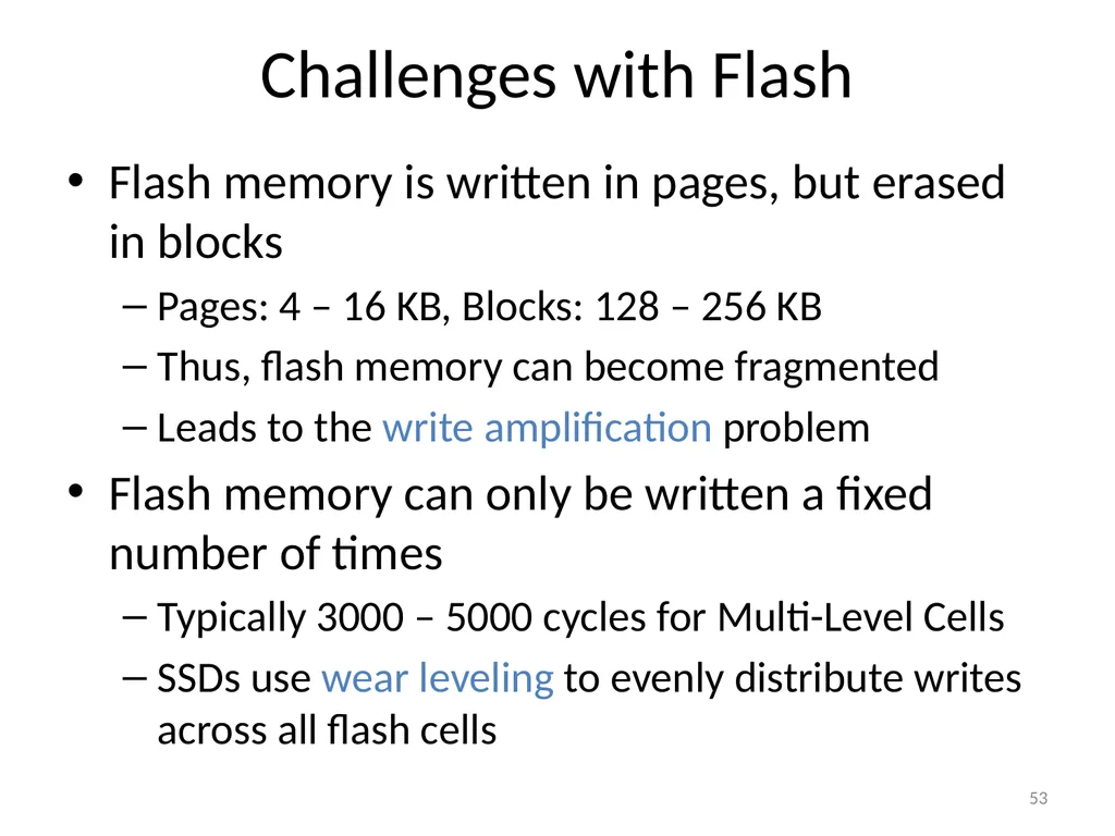 CS 5600 Computer Systems Storage Devices Hard - slide 53 of 62