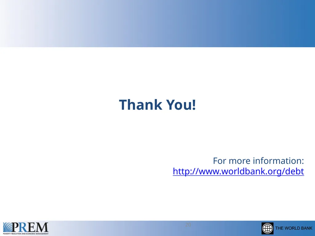 Update on the HIPC/MDRI Initiatives Leonardo - slide 20 of 20