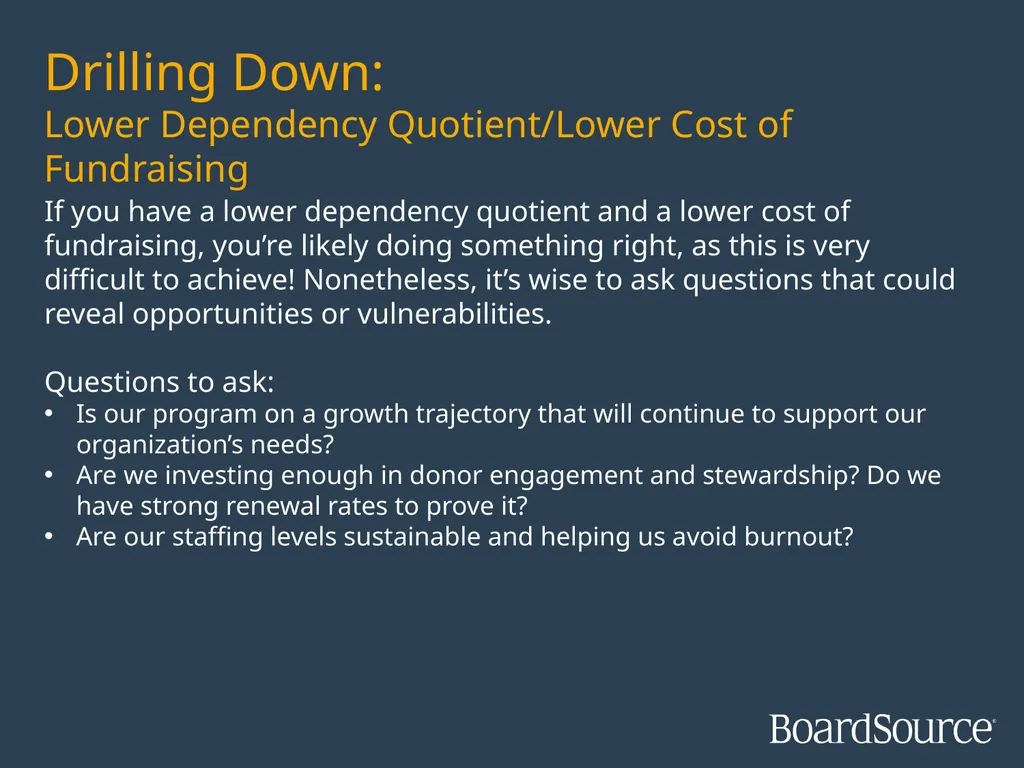 Measuring Fundraising Effectiveness: A - slide 16 of 16