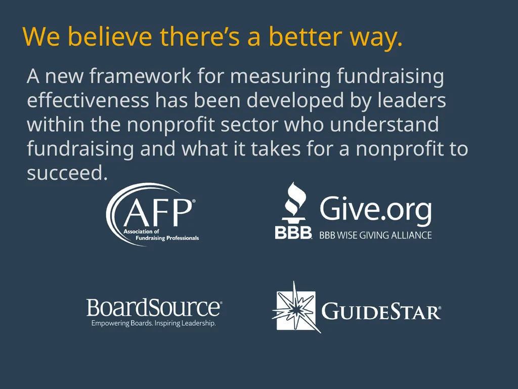 Measuring Fundraising Effectiveness: A - slide 6 of 16