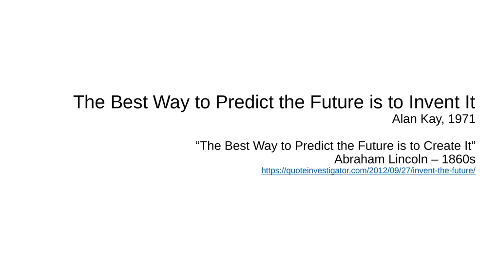 Knowledge As A Service (KaaS) Inventing the Future - slide 2 of 32