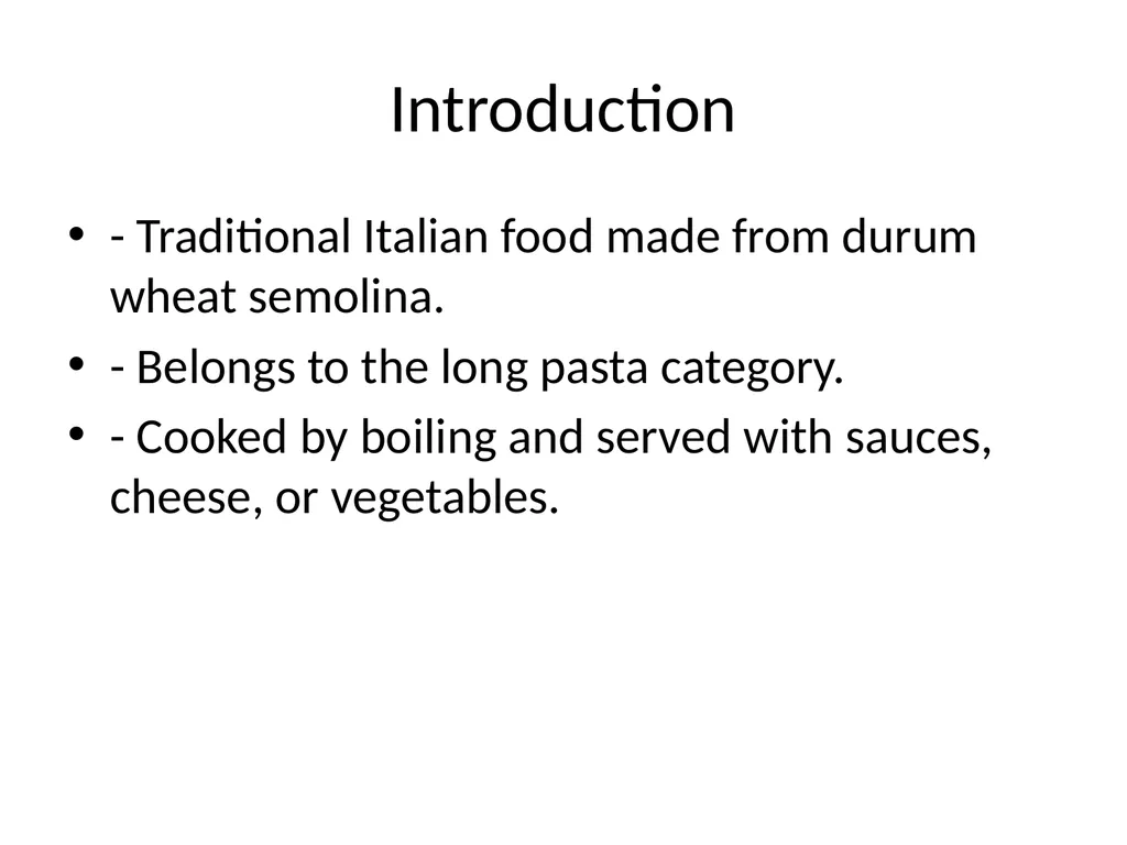 Spaghetti Pasta Classification, Materials Required - slide 2 of 7