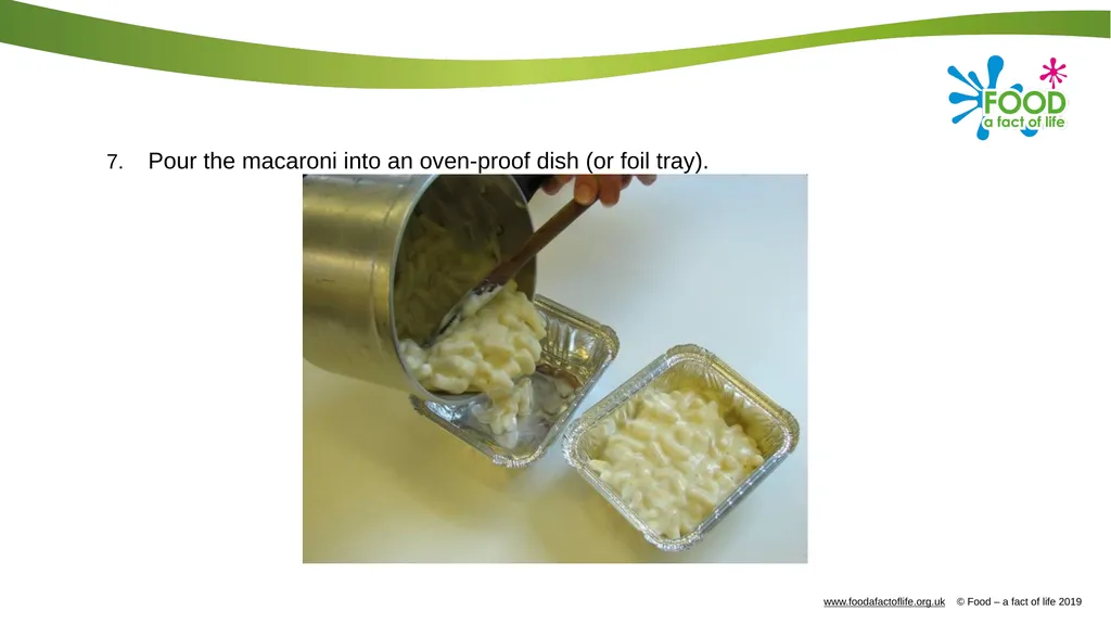 Macaroni cheese Complexity: medium 100g macaroni - slide 14 of 20