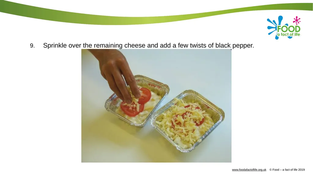 Macaroni cheese Complexity: medium 100g macaroni - slide 16 of 20
