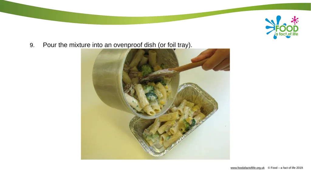 Tuna and broccoli pasta Complexity: medium-high - slide 15 of 20