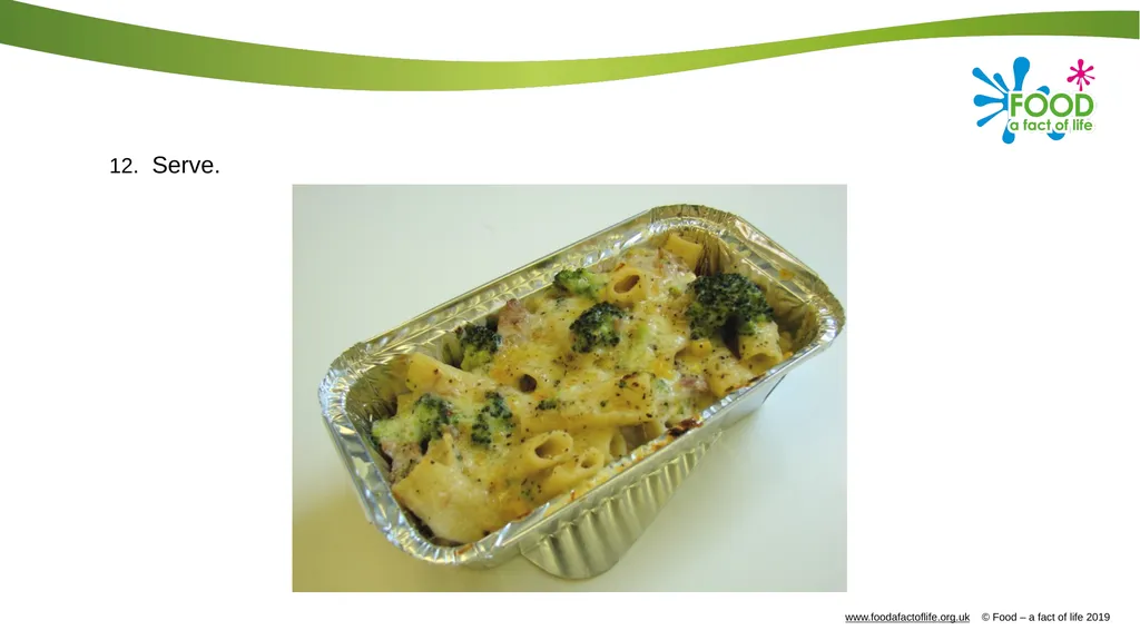 Tuna and broccoli pasta Complexity: medium-high - slide 18 of 20