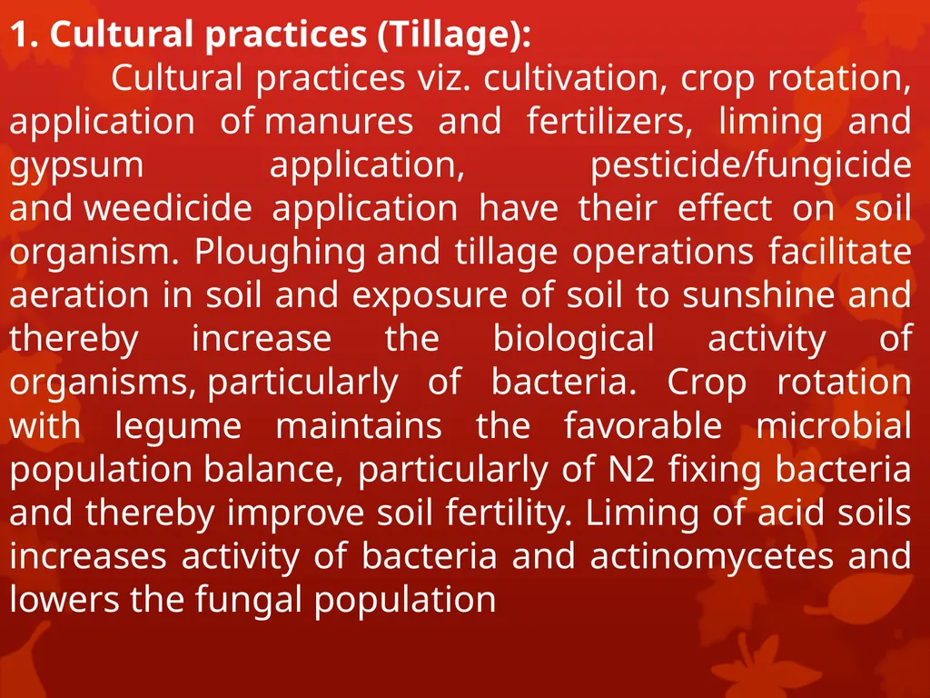 Soil Humus Humus is the organic residue in the - slide 7 of 21