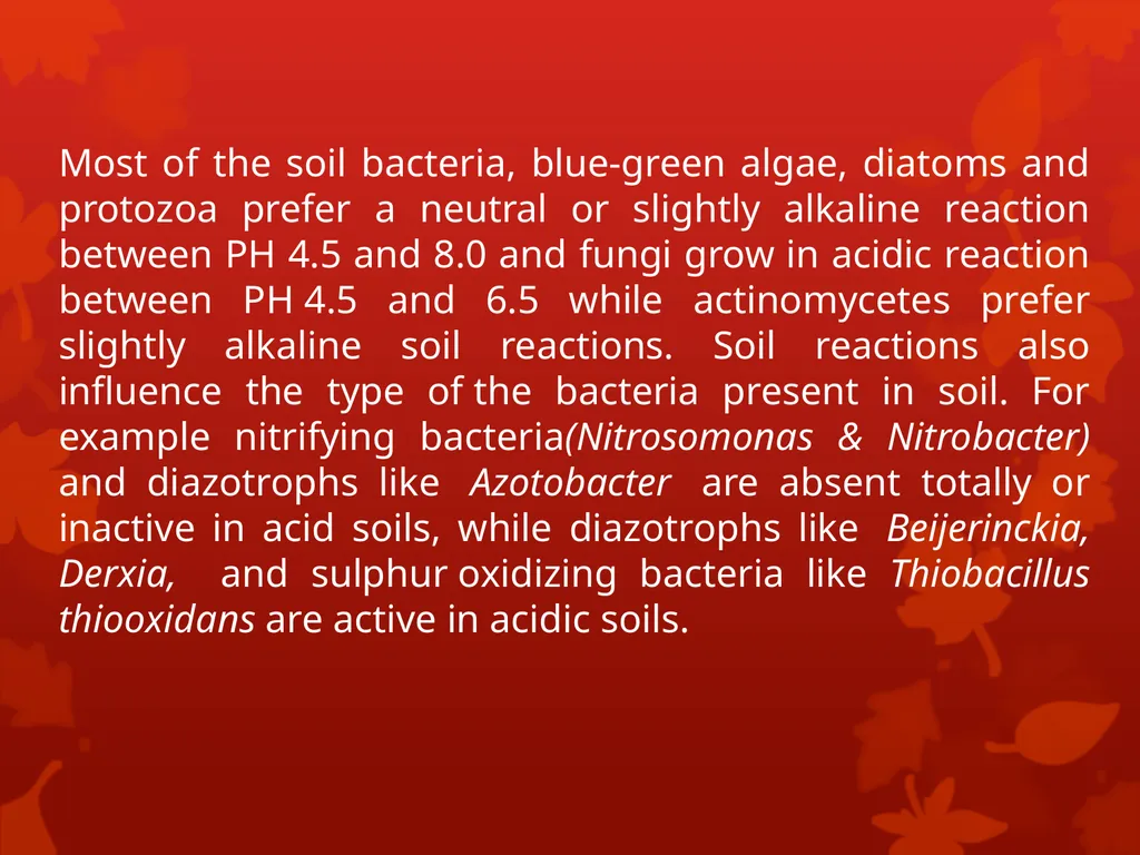 Soil Humus Humus is the organic residue in the - slide 15 of 21