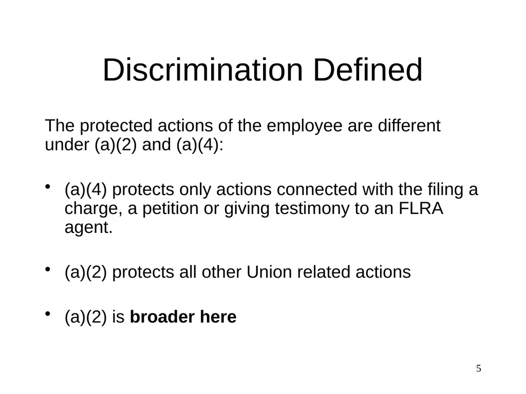 Discrimination The Federal Service - slide 5 of 31