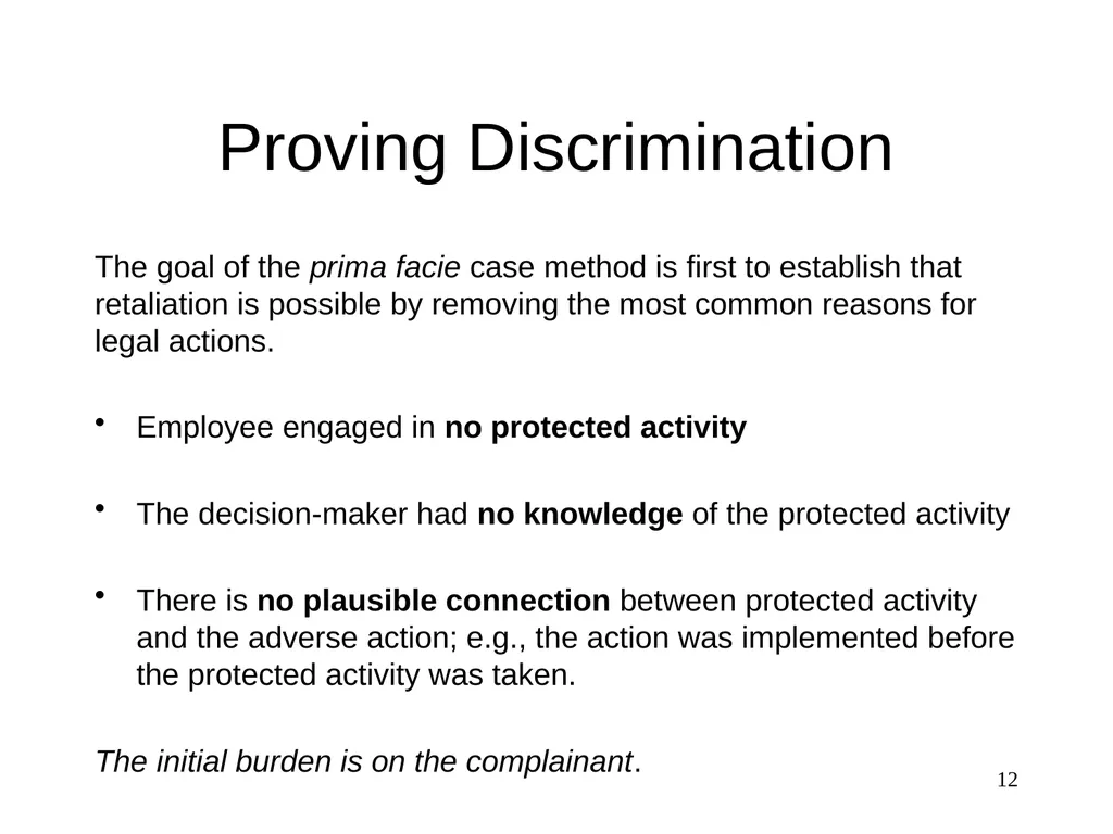 Discrimination The Federal Service - slide 12 of 31