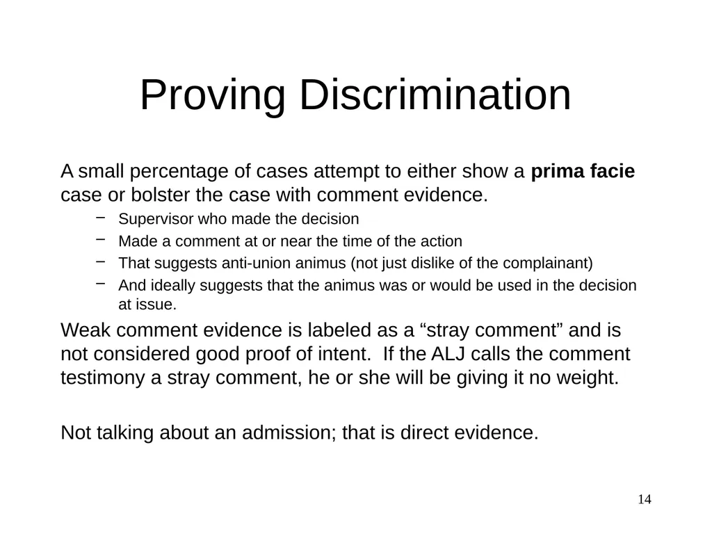 Discrimination The Federal Service - slide 14 of 31
