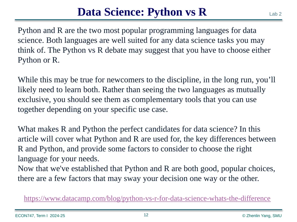 Machine Learning with Python zlyang@smu.edu.sg - slide 12 of 39