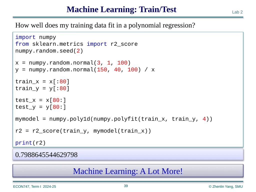 Machine Learning with Python zlyang@smu.edu.sg - slide 39 of 39